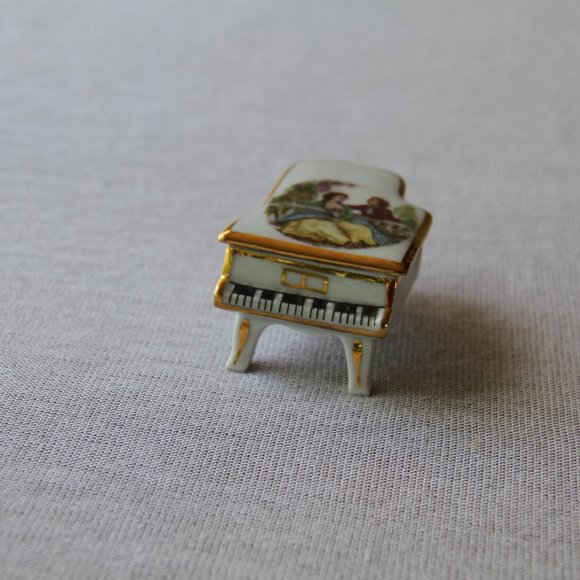 French Made Porcelain Limoges France Piano - Picture 6 of 10
